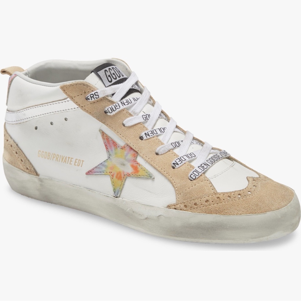 Euc Authentic Golden Goose Midstar Mid Star Sneaker Shoe Tie Dye Size 36